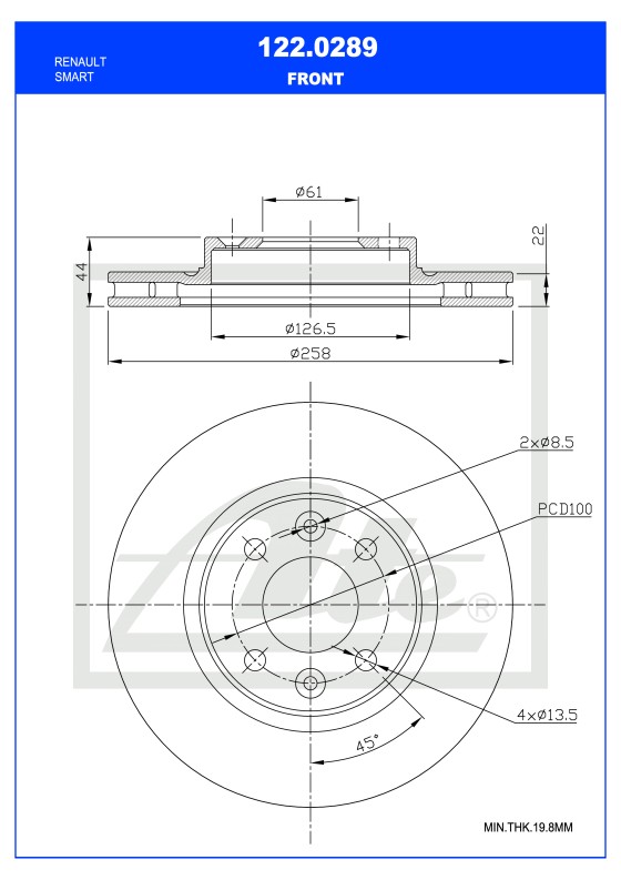 122.0289 Alfred Teves Brake Systems